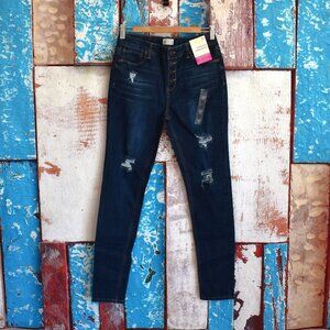 Kids Girls SO Superstar High Rise Skinny Jeans Skinny Fit SIZE 16 Dark Rinse NEW
